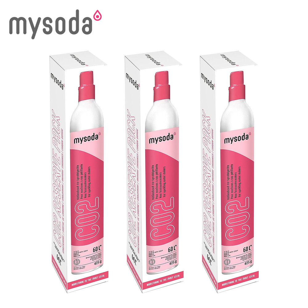 【MYSODA｜沐樹得】425g二氧化碳全新鋼瓶/3入組 GP500