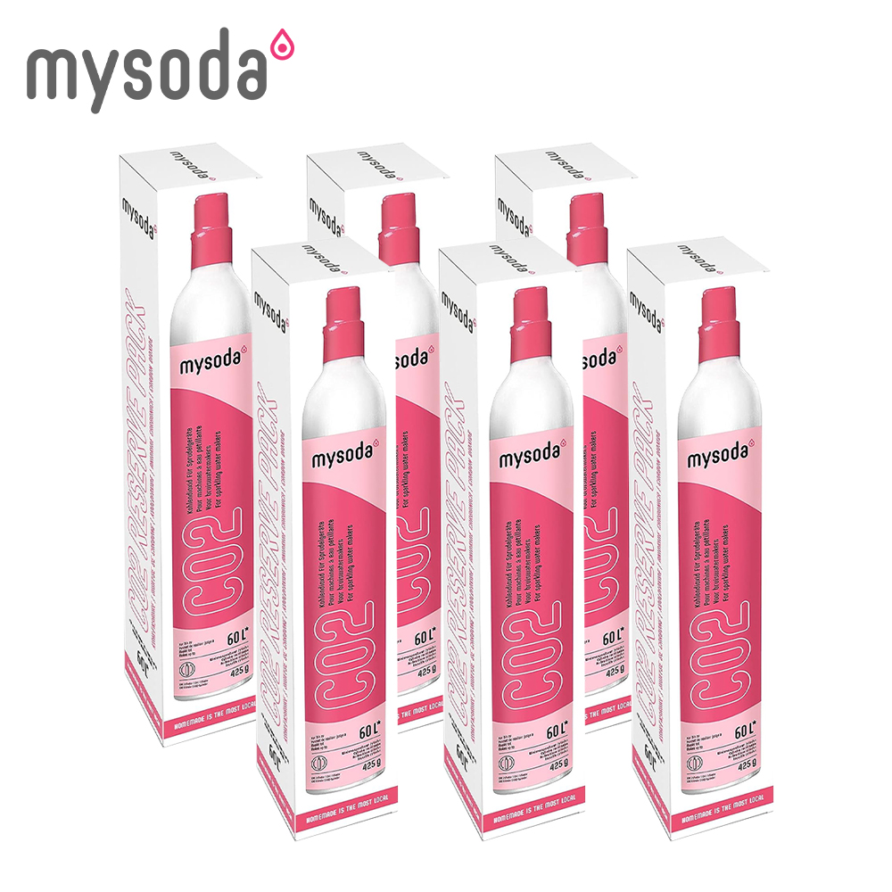【MYSODA｜沐樹得】425g二氧化碳全新鋼瓶/6入組 GP500