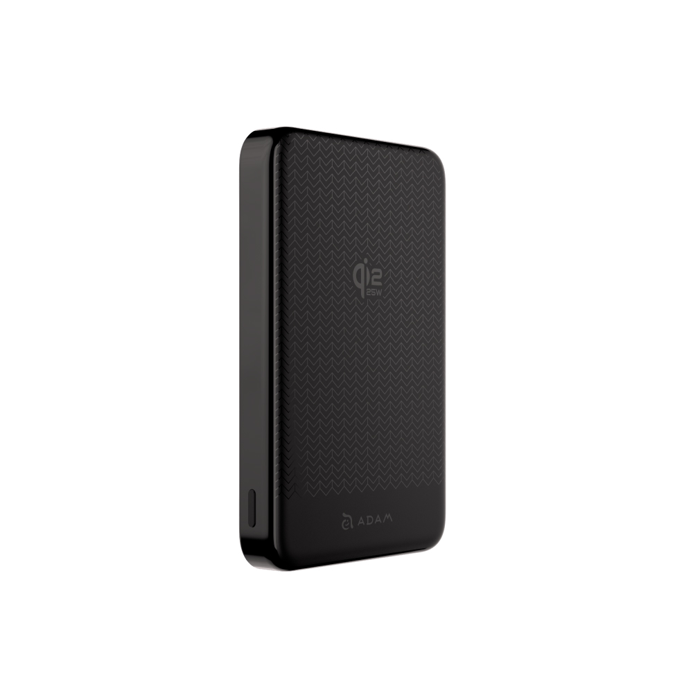 【Adam 亞果元素】VIONTA Air 10 Qi2 25W 固態式磁吸行動電源 10000mAh 黑色