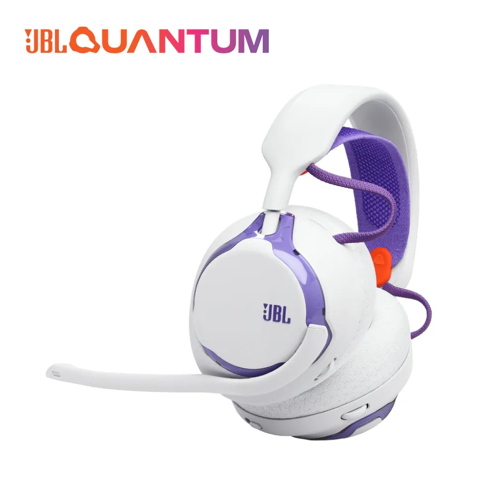 【JBL】Quantum 650 三模無線電競耳機｜白紫色