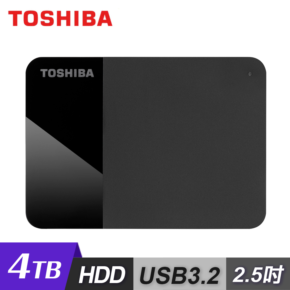 【Toshiba 東芝】Canvio Ready 4TB 行動硬碟