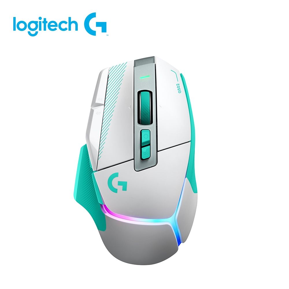 【Logitech 羅技】G502 X PLUS LIGHTSPEED 炫光無線電競滑鼠 雪地薄荷