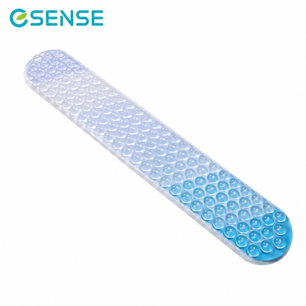 【Esense 逸盛】L6 療癒系解壓氣泡鍵盤手托 護腕墊 藍色