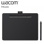 【WACOM】Intuos Comfort Plus Medium 繪圖板 CTL-6100WL (藍芽版) - 黑