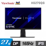 【ViewSonic 優派】XG270QG 27型 165Hz 電競螢幕顯示器