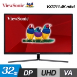 【ViewSonic 優派】VX3211-4K-MHD 32型 Ultra HD 液晶螢幕