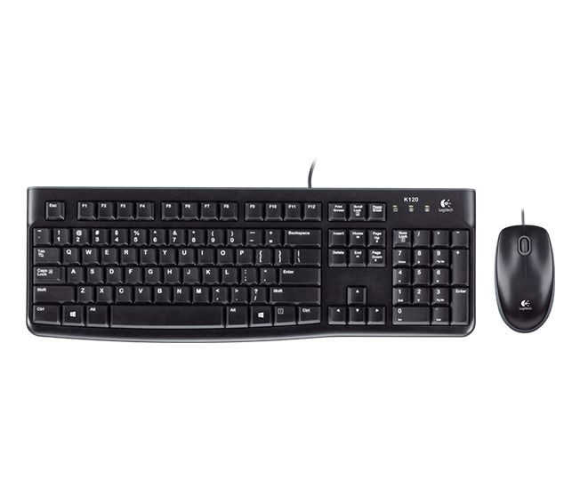 Logitech 羅技 MK120有線鍵鼠組