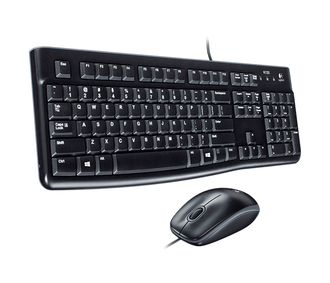 Logitech 羅技 MK120有線鍵鼠組