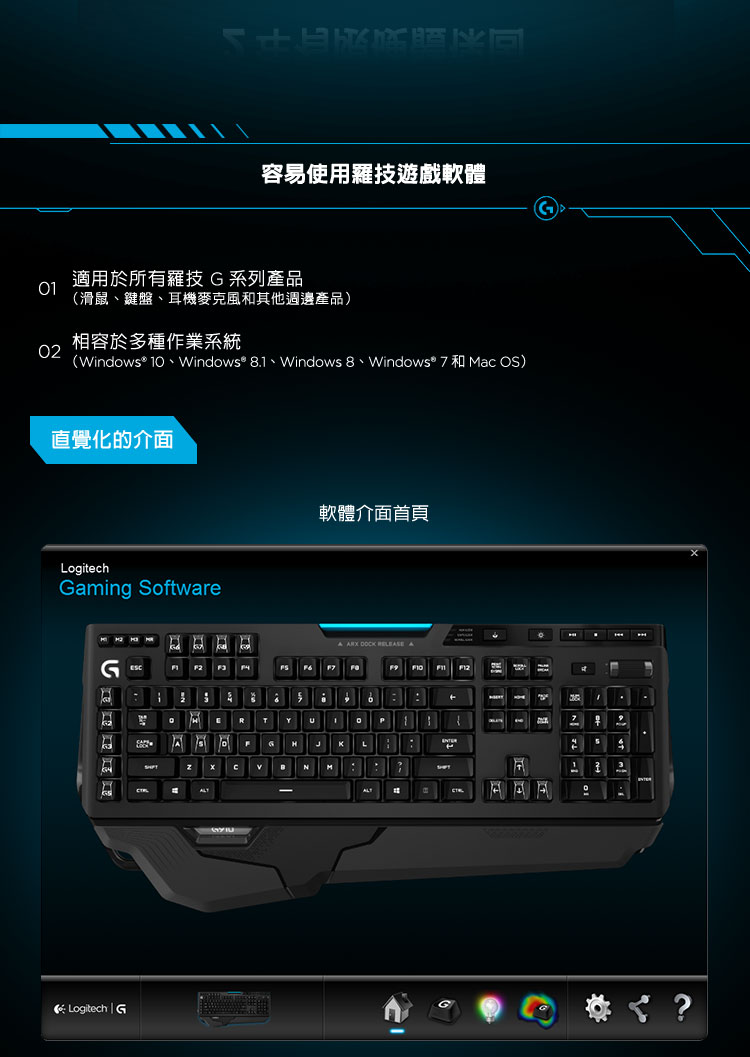 罗技g910 机械式游戏键盘
