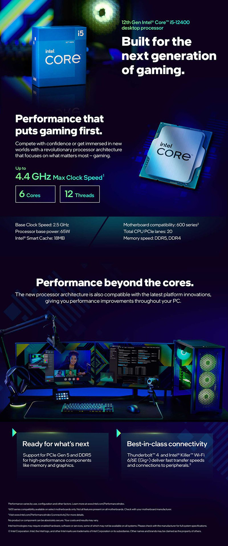 Intel 英特爾】第12代Core i5-12400 六核心處理器- 三井3C購物網- 行動版-
