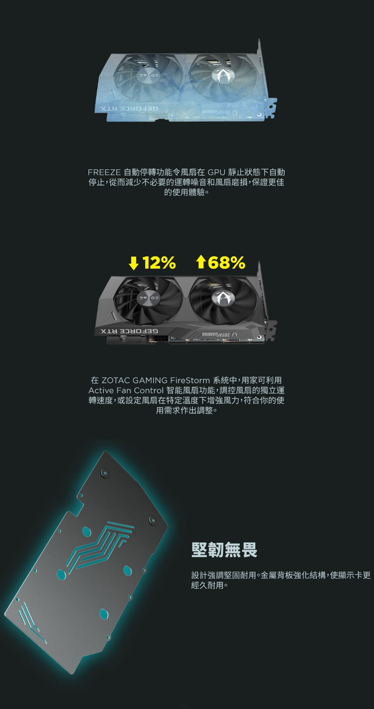 ZOTAC 索泰】GAMING GeForce RTX3060 Twin Edge 12G 顯示卡- 三井3C
