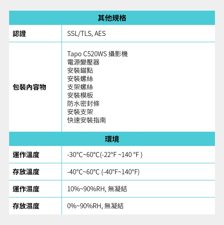 TP-LINK】Tapo C520WS 戶外旋轉式WiFi 防護攝影機- 三井3C購物網- 行動版-